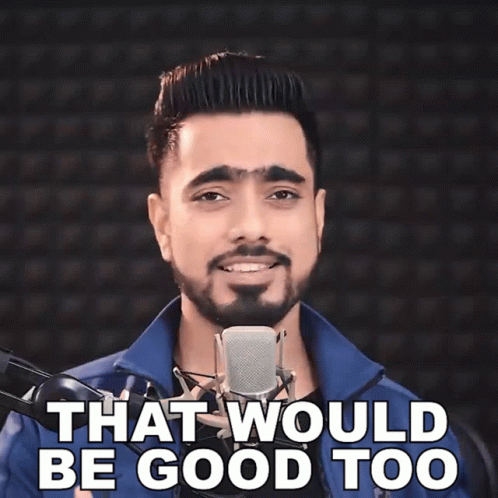 That Would Be Good Too Unmesh Dinda GIF - That Would Be Good Too Unmesh Dinda Piximperfect GIFs