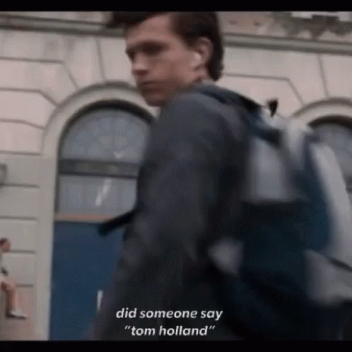 Tom Holland Did Someonesay GIF - Tom Holland Did Someonesay Spider Man Homecoming GIFs