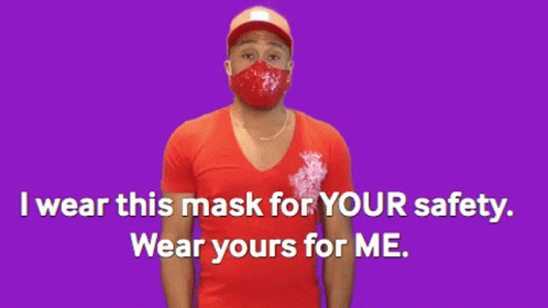 Wear A Mask Mask GIF - Wear A Mask Mask Mask On GIFs