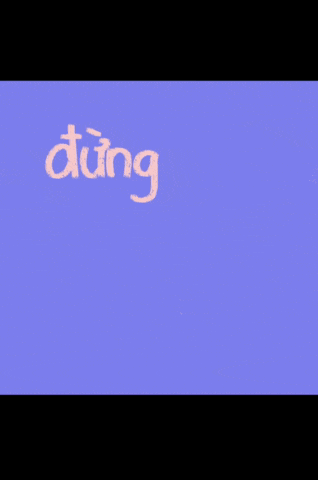 a purple background with the words " dung thanh " and " người la nhe "