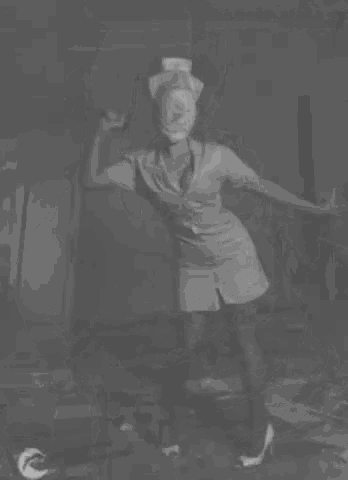 a poster for silent hill 2 shows a nurse