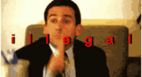 Illegal The Office GIF - Illegal The Office No GIFs