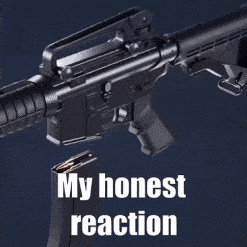 Honest Reaction Gun GIF - Honest Reaction Gun Side Eye GIFs