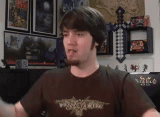 a man wearing a t-shirt that says ' diablo ' on it