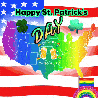 happy st. patrick 's day cheers to equality