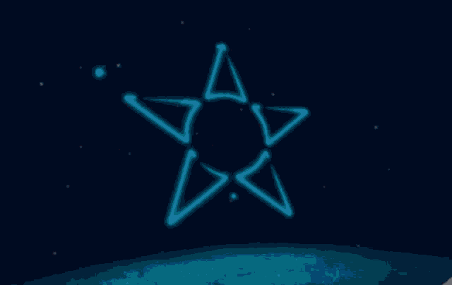 a drawing of a planet with arrows pointing in opposite directions and a purple circle in the middle
