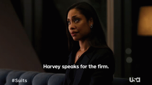 Harvey Speaks For The Firm Harveys The Boss GIF - Harvey Speaks For The Firm Harveys The Boss Hes The Boss GIFs