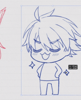 a drawing of a boy with his eyes closed and a diamond in his right hand