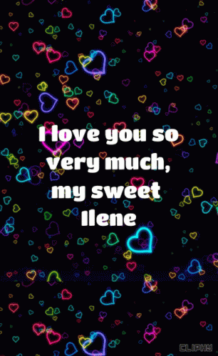 Hearts Colors GIF - Hearts Colors I Love You So Very Much My Sweet Ilene GIFs