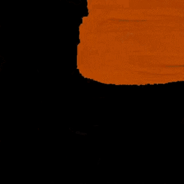 a painting of different colored brush strokes with a black background