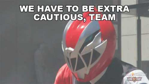 We Have To Be Extra Cautious Team Dino Fury Red Ranger GIF - We Have To Be Extra Cautious Team Dino Fury Red Ranger Zayto GIFs