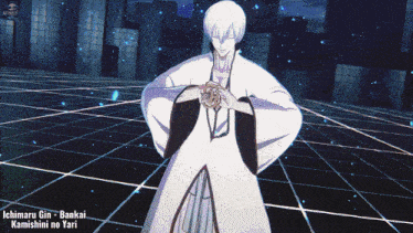a picture of ichimaru gin from bleach