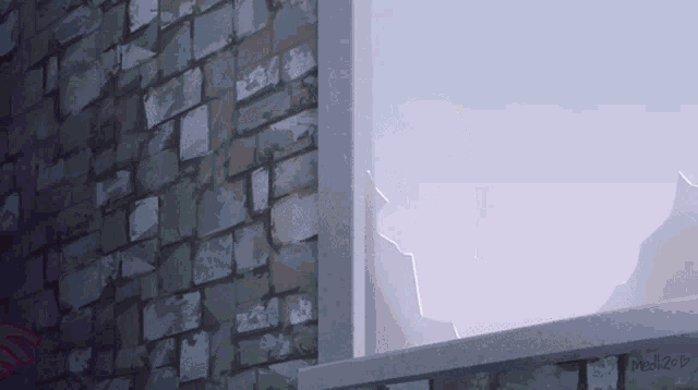 a drawing of a person looking out of a window with the name dead219 written on the bottom