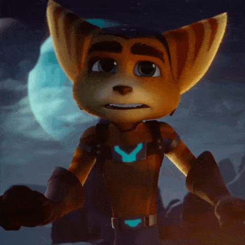 a close up of a cartoon character with a blue y on his chest