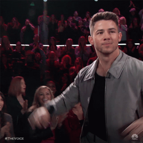 Peace Sign Nick Jonas GIF - Peace Sign Nick Jonas The Voice GIFs