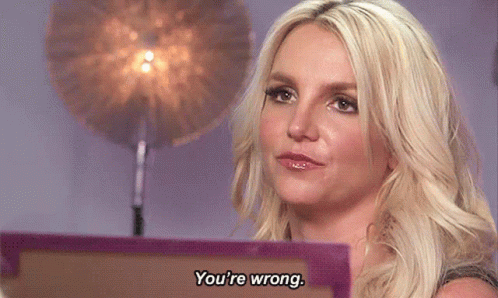 Youre Wrong Britney Spears GIF - Youre Wrong Britney Spears GIFs