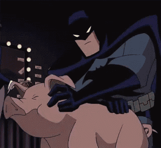 Batman Pig GIF