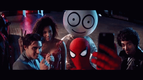 Selfie Spiderman GIF - Selfie Spiderman Picture GIFs