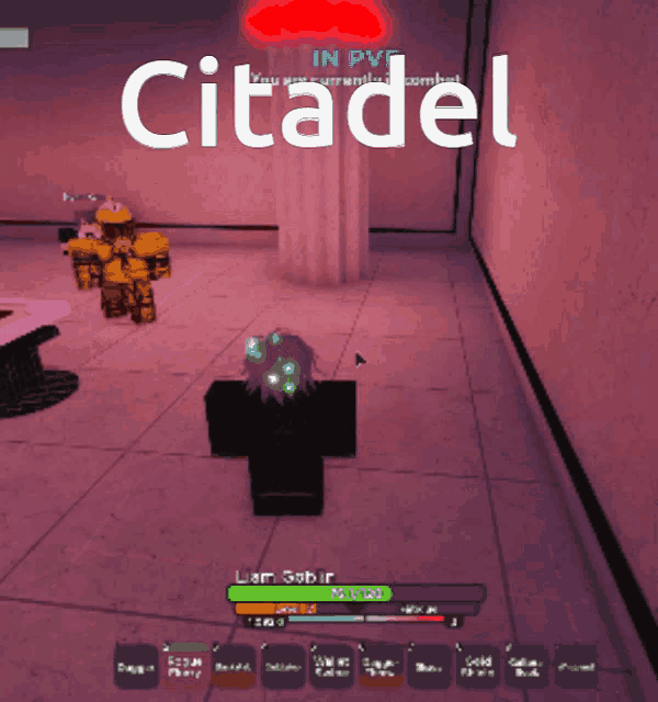 a screenshot of a video game with the name citadel