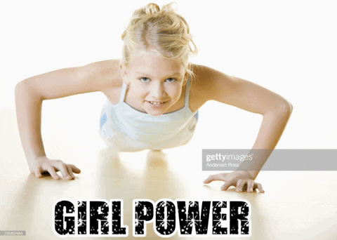 Girl Power Push Ups GIF - Girl Power Push Ups Push Up GIFs