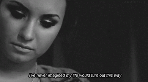 Sad Demi Lovato GIF - Sad Demi Lovato Life GIFs