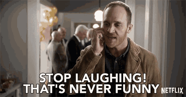 Stop Laughing That Is Never Funny GIF - Stop Laughing That Is Never Funny Grace And Frankie GIFs