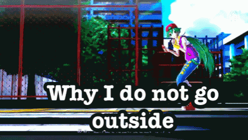 This Is Why You Shouldn'T Go Outside GIF - Miku Vocaloid Why I Do Not Go Outside GIFs