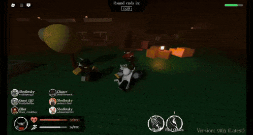 a screenshot of a video game that says round ends in 1:27