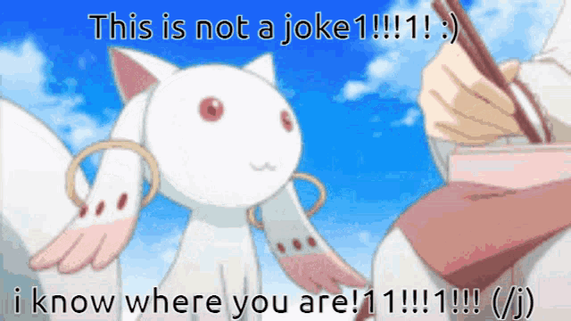 a picture of a cat with wings and the words " this is not a joke "