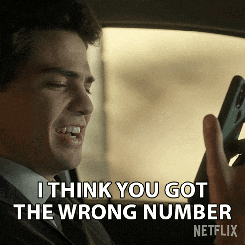I Think You Got The Wrong Number Owen Hendricks GIF - I Think You Got The Wrong Number Owen Hendricks Noah Centineo GIFs