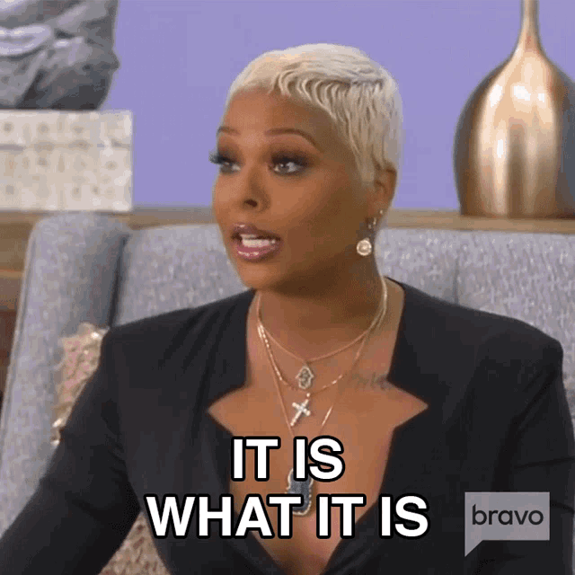 It Is What It Is Eva Marcille GIF - It Is What It Is Eva Marcille Real Housewives Of Atlanta GIFs