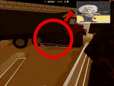 a computer screen shows a cartoon of einstein with a red arrow pointing to the number 207