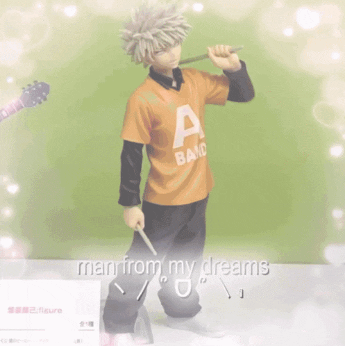a picture of a man from my dreams is surrounded by hearts
