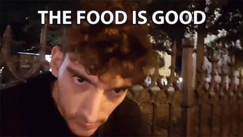 The Food Is Good Satisfied GIF - The Food Is Good Satisfied Appreciate GIFs