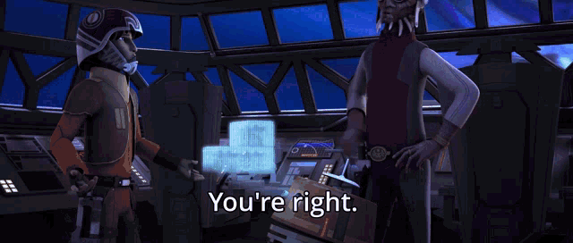 a cartoon character says five hundred percent in front of a computer