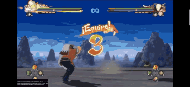 a screenshot of a video game with the number 3 in the middle