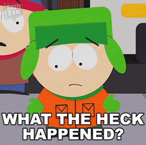 What The Heck Happened Kyle Broflovski GIF - What The Heck Happened Kyle Broflovski South Park GIFs