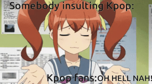 Anime Kpop GIF - Anime Kpop Insult GIFs