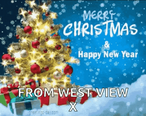 merry christmas and happy new year from west view