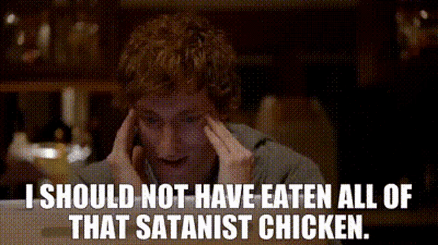 Satanist Chicken GIF