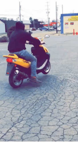 Moped Crash GIF - Moped Crash Funny GIFs
