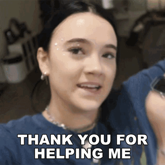 Thank You For Helping Me Fiona Frills GIF - Thank You For Helping Me Fiona Frills Fionafrills Vlogs GIFs