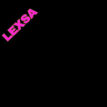 a woman wearing sunglasses has the name lexsa written on her face