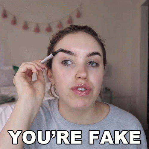 Youre Fake Stella Rae GIF - Youre Fake Stella Rae You Are Not Real GIFs