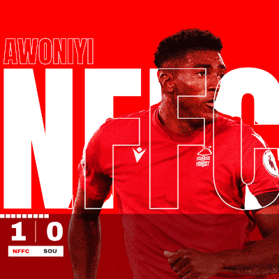 Nottingham Forest F.C. (1) Vs. Southampton F.C. (0) First Half GIF