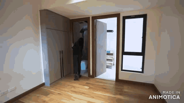a room with the words made in animotica at the bottom