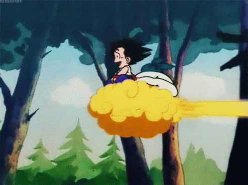 Goku Run GIF - Goku Run Away GIFs