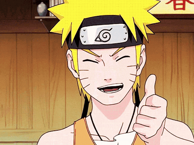 a cartoon character giving a thumbs up sign