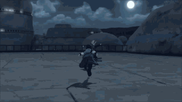 a video game character is being hit by lightning