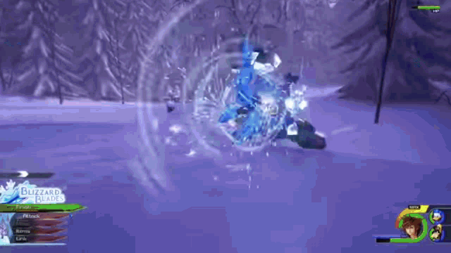 a screenshot of a video game with the word blizzard on the bottom right